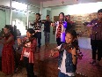 Under privileged children performing
